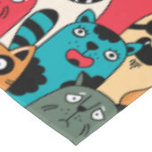 Die Menge an Katzen Tischdecke (Schrägansicht)