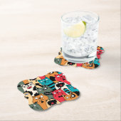 Die Menge an Katzen Untersetzer (Vor Ort)