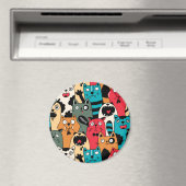Die Menge der Katzen Magnet (In Situ (Geschirrspüler))