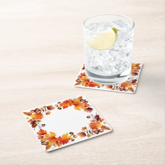 Die Menge des Herbstes: Ernte des Todes Rechteckiger Pappuntersetzer (Vor Ort)