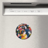 Die Menge - Kühlschrankmagnet. Magnet (In Situ (Geschirrspüler))