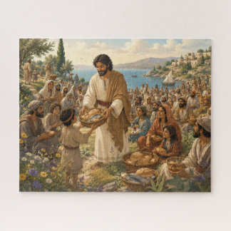 Die Menge speisen Puzzle