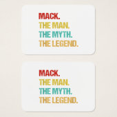 Die Menner mack den Mann, den Mythos, die Legende (Vorne & Hinten)