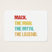 Die Menner mack den Mann, den Mythos, die Legende (Rückseite)