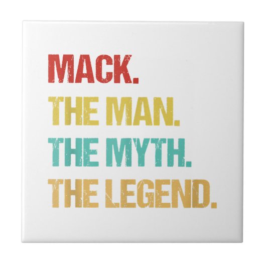 Die Menner mack den Mann, den Mythos, die Legende Fliese (Vorderseite)