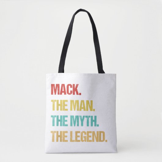 Die Menner mack den Mann, den Mythos, die Legende Tasche (Vorderseite)