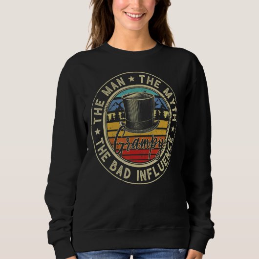 Die Menner packen den Mann, den Mythos, die Legend Sweatshirt (Vorderseite)