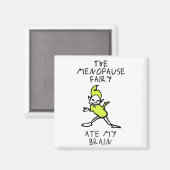 Die Menopause Fairy Magnet (Vorderseite/Rückseite)