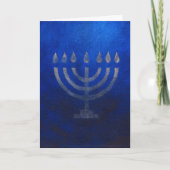 Die Menorah Feiertagskarte (Vorderseite)