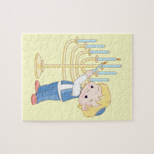 Die Menorah Puzzle (Horizontal)