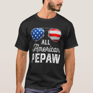 Die Mens störten alle amerikanischen Pepaw 4. Juli T-Shirt