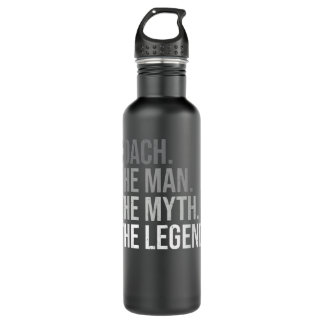 Die Mens trainieren den Mann Der Mythos Der legend Edelstahlflasche
