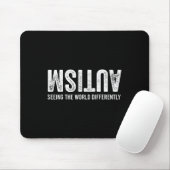 Die Menschen, die die Welt anders als Autismus wah Mousepad (Mit Mouse)