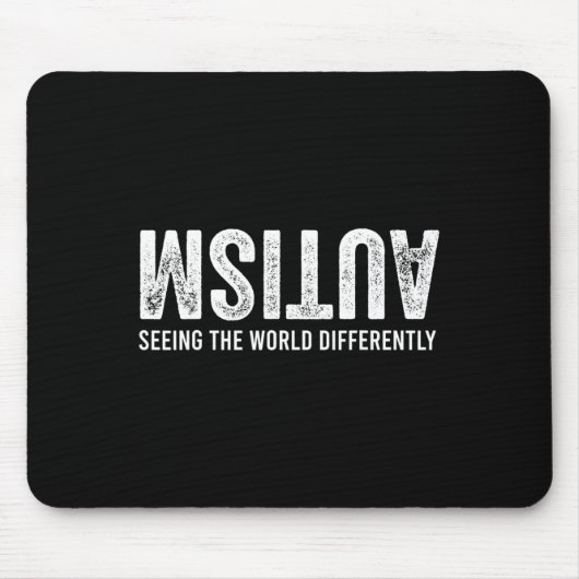 Die Menschen, die die Welt anders als Autismus wah Mousepad (Vorne)