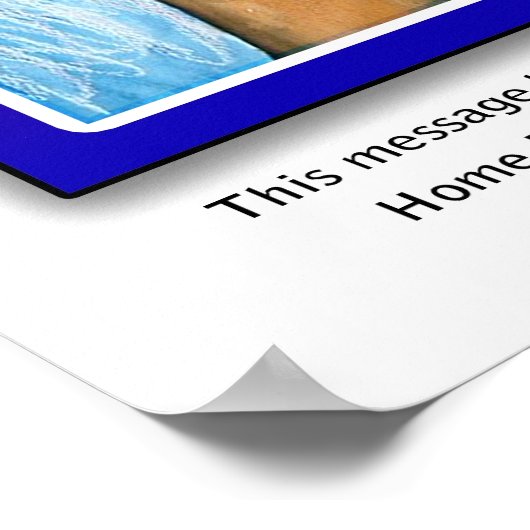 Die Menschen haben den POWER Poster (Ecke)