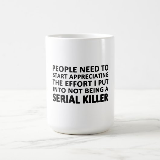 Die Menschen müssen anfangen zu schätzen Kaffeetasse (Mittel)