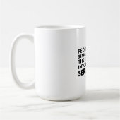 Die Menschen müssen anfangen zu schätzen Kaffeetasse (Links)