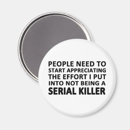 Die Menschen müssen anfangen zu schätzen Magnet (Vorderseite/Rückseite)