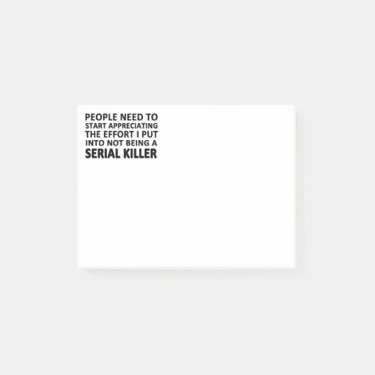 Die Menschen müssen anfangen zu schätzen Post-it Klebezettel (Vorderseite)