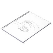 Die Menschen schützen die Ukraine. Ukrainisch Notizblock (Linke Seite)