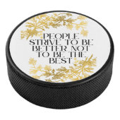 Die Menschen streben danach, besser zu sein, nicht Eishockey Puck (3/4)