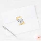 Die Menschen streben danach, besser zu sein, nicht Quadratischer Aufkleber (Umschlag)