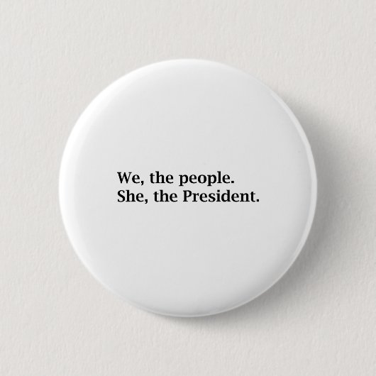 Die Menschen unterstützen Kamala Harris für Präsid Button (Vorderseite)