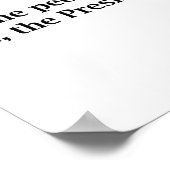 Die Menschen unterstützen Kamala Harris für Präsid Poster (Ecke)