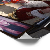 Die Menschenhöhle des Weihnachtsmanns Poster (Ecke)