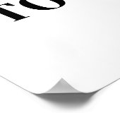 Die Menschheit muss den Krieg beenden - JFK Poster (Ecke)