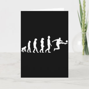 Die menschliche Evolution endet mit der Kickbewegu Karte