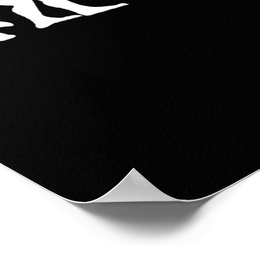 Die menschliche Evolution nimmt diesen L Emote Tan Poster (Ecke)