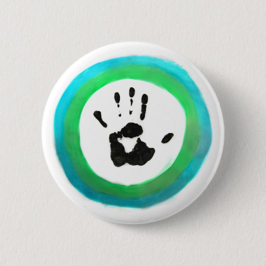 Die menschliche Flagge Button (Vorderseite)