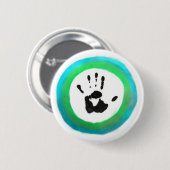 Die menschliche Flagge Button (Vorne & Hinten)