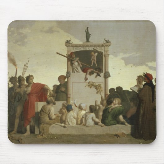 Die menschliche Komödie, c.1852 Mousepad (Vorne)