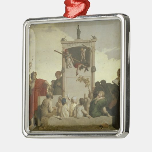 Die menschliche Komödie, c.1852 Ornament Aus Metall (Links)