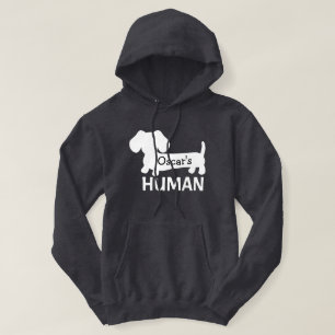 Die menschliche Personalisierte Hoodie der Dackel
