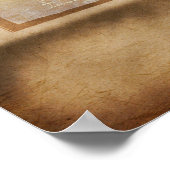 Die menschliche Wirbelsäule Poster (Ecke)