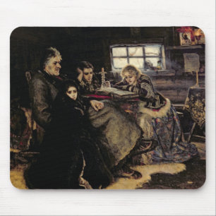 Die Menshikov Familie in Beriozovo, 1883 Mousepad