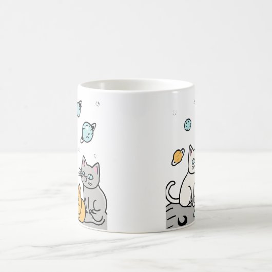 Die Meowstronauten Kaffeetasse (Mittel)