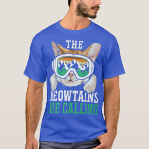 Die Meowtains rufen Snowboard Snowboarding S T-Shirt