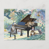 Die merkwürdige musikalische Postkarte (Vorderseite)