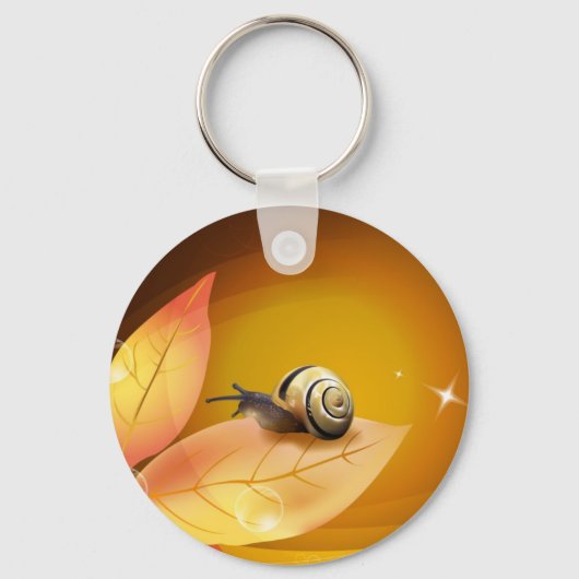 Die merkwürdige Schnecke Schlüsselanhänger (Vorderseite)