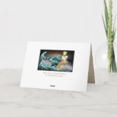 Die "Mermaid Greetings Card" Karte (Rückseite)
