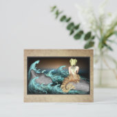 Die Mermaid-Postkarte Postkarte (Stehend Vorderseite)
