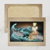 Die Mermaid-Postkarte Postkarte (Vorne/Hinten)