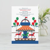 Die Merry-Go-Runde #2 Einladung (Stehend Vorderseite)