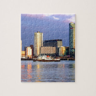 Die Mersey-Fähre u. die Liverpool-Ufergegend Puzzle