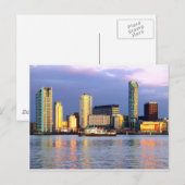 Die Mersey Ferry & LIverpool Wasserfront Postkarte (Vorne/Hinten)