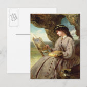 Die Messe Amateur, 1862 Postkarte (Vorne/Hinten)